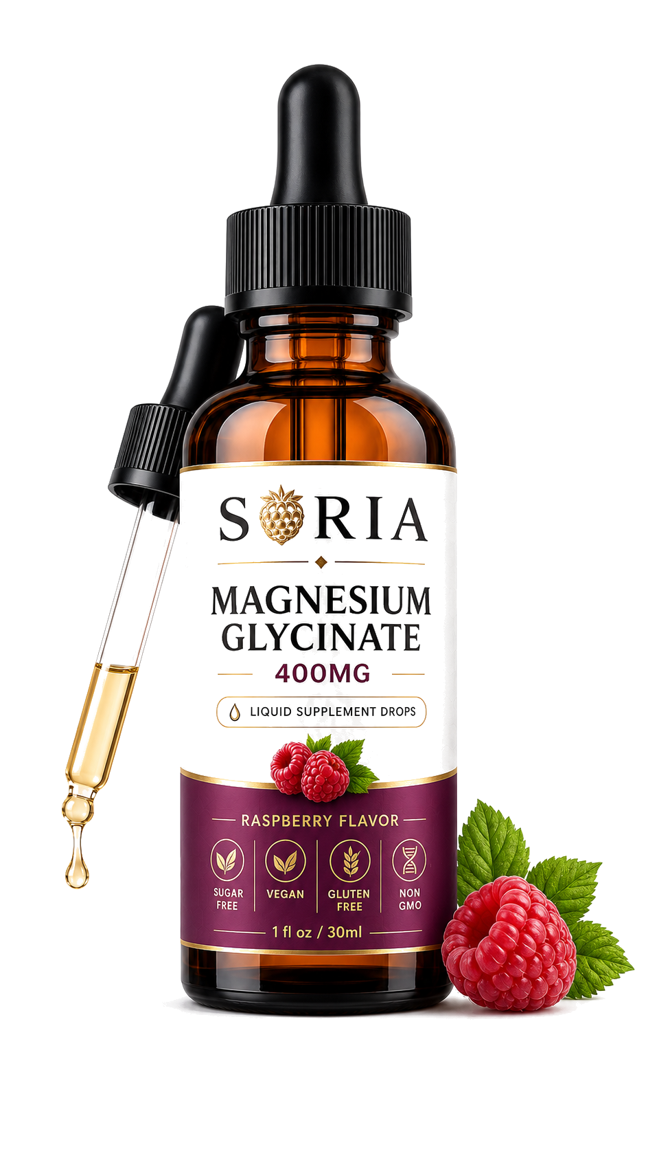 Soria Magnesium Glycinate Evening Drops
