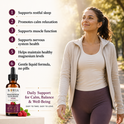Soria Magnesium Glycinate Drops
