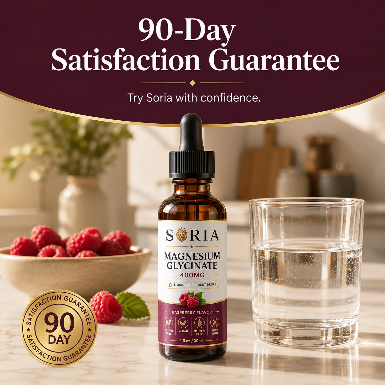 Soria Magnesium Glycinate Drops